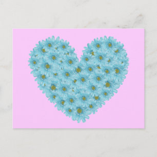 Postal Daisy Heart