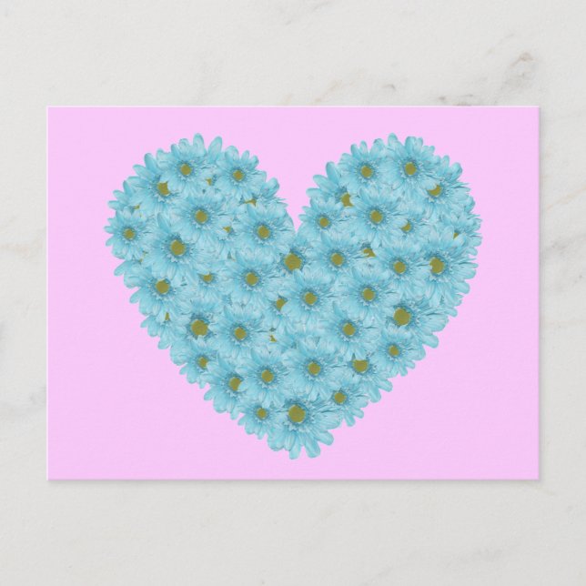 Postal Daisy Heart (Anverso)