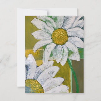 Postal Daisy Post Card Card