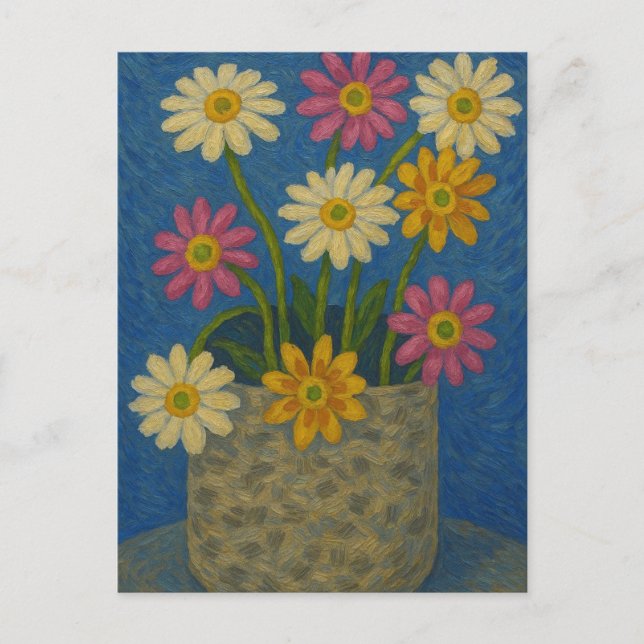 Postal Daisy Postcard (Anverso)