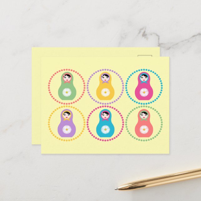 Postal Daisyflower Missydoll (Anverso/Reverso In Situ)