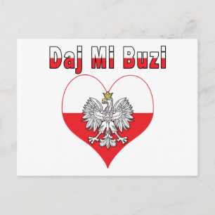 Postal Daj Mi Buzi Eagle Heart