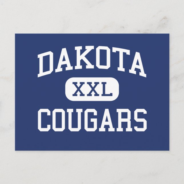 Postal Dakota - Cougars - High - Macomb Township Michigan (Anverso)