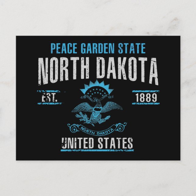 Postal Dakota del Norte (Anverso)