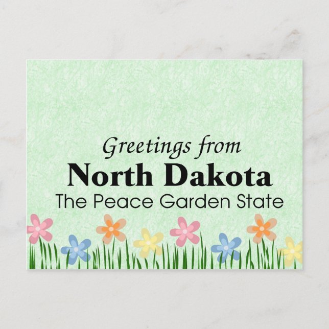 Postal Dakota del Norte (Anverso)