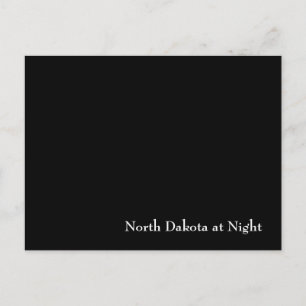 Postal Dakota del Norte de noche