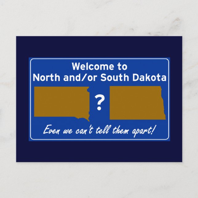 Postal Dakota del Norte y del Sur (Anverso)