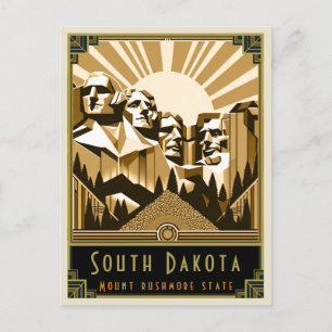 Postal Dakota del sur   Art Deco