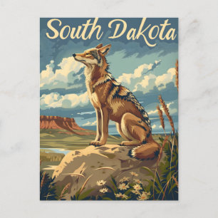 Postal Dakota del Sur Coyote