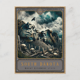 Postal Dakota del sur | Postcarta de arte gótico