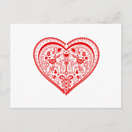 Postal Dala Heart