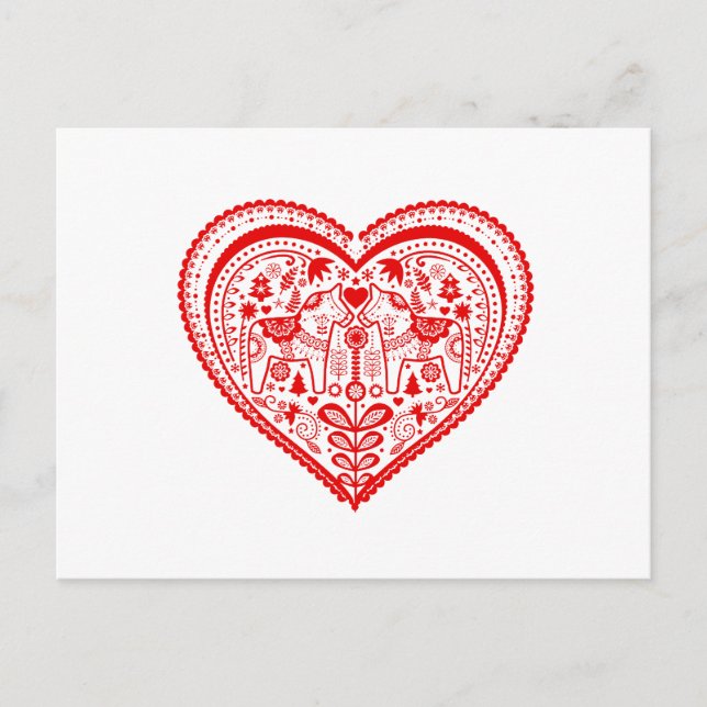 Postal Dala Heart (Anverso)