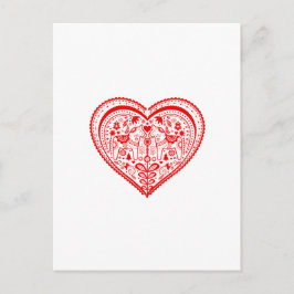 Postal Dala Heart