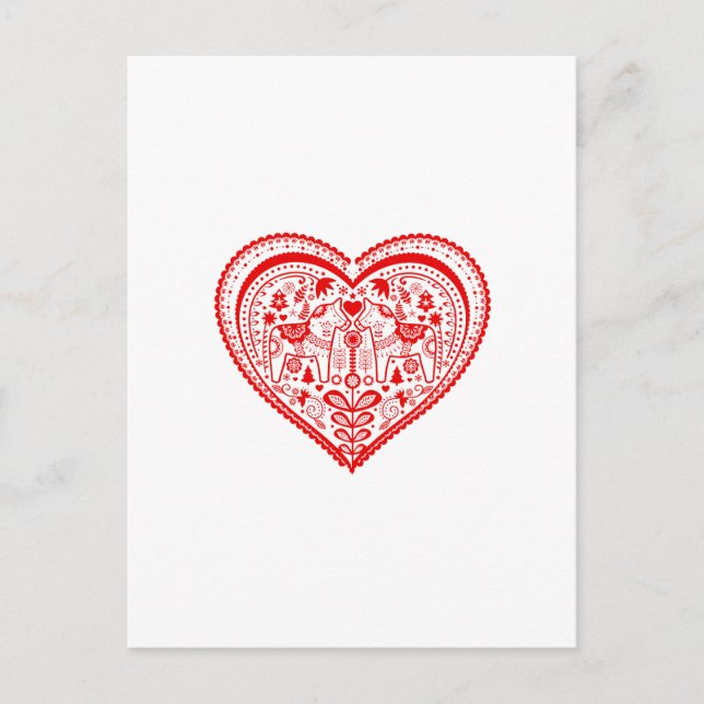 Postal Dala Heart (Anverso)