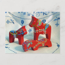 Postal Dala Horse Collectors Post Card