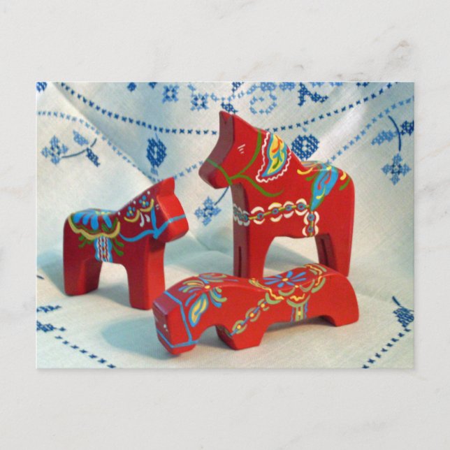 Postal Dala Horse Collectors Post Card (Anverso)