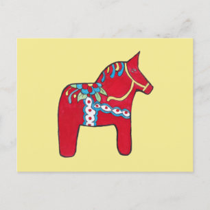 Postal Dala Horse Collectors Post Card