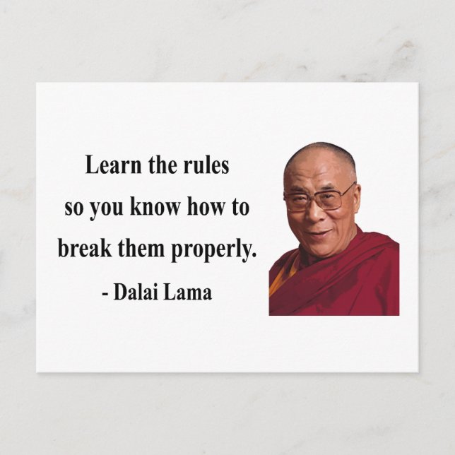 Postal dalai lama cita 2b (Anverso)