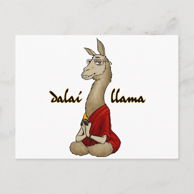 Postal Dalai Llama (Anverso)