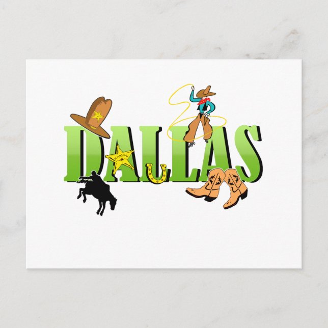 Postal Dallas (Anverso)