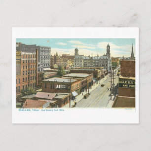 Postal Dallas antiguo, Texas