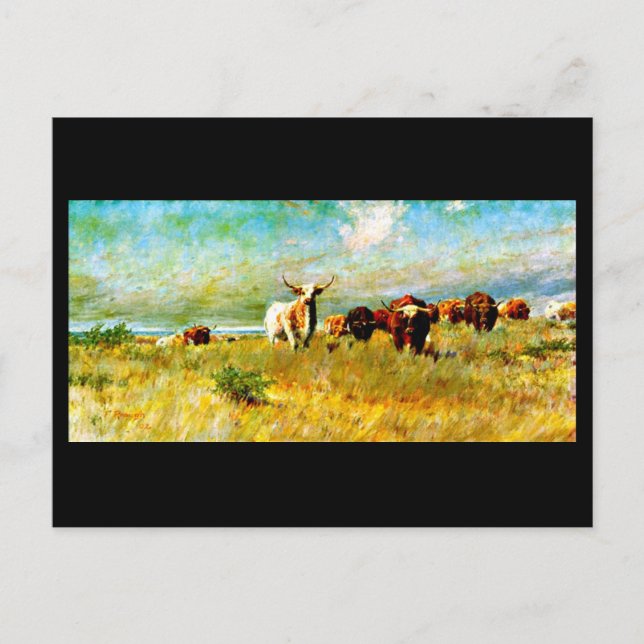 Postal Dallas Artwork-Frank Reaugh 4 (Anverso)