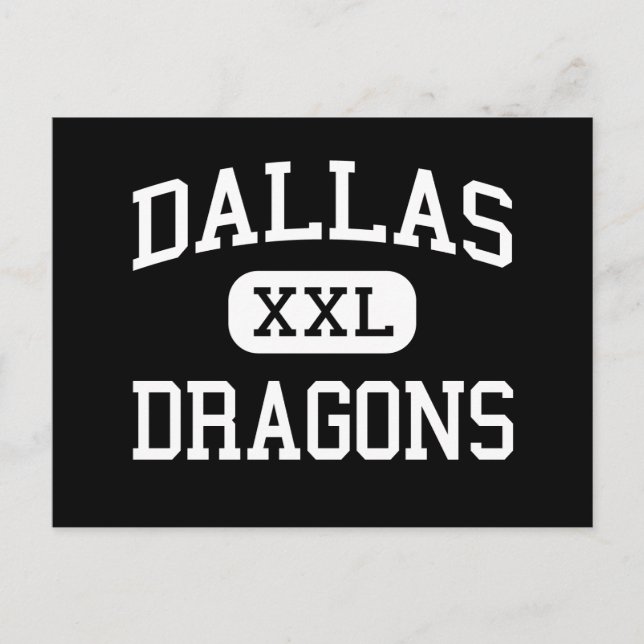 Postal Dallas - Dragons - High School - Dallas Oregon (Anverso)