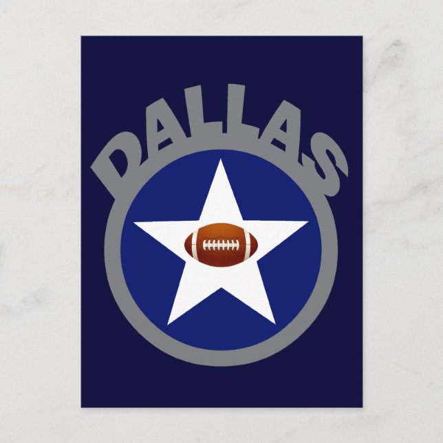 POSTAL DALLAS FOOTBALL (Anverso)