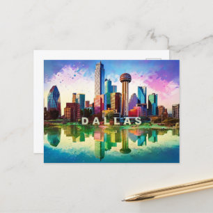 Postal Dallas Postcard - Icónica Skyline
