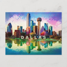 Postal Dallas Postcard - Icónica Skyline