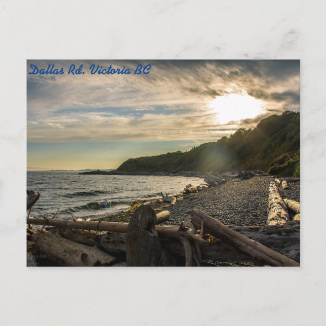 Postal Dallas Rd Victoria BC Postcard (Anverso)