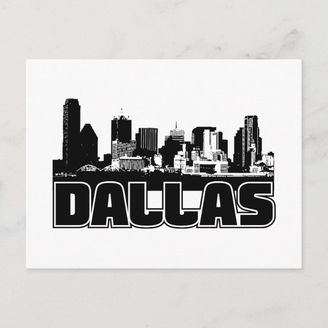 Postal Dallas Skyline (Anverso)