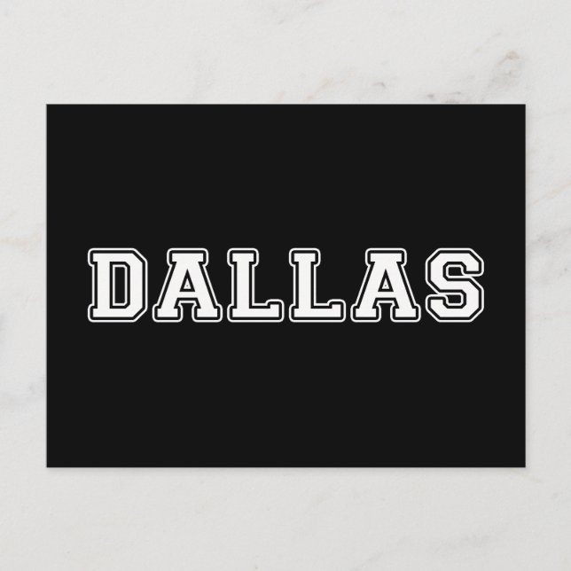 Postal Dallas Texas (Anverso)