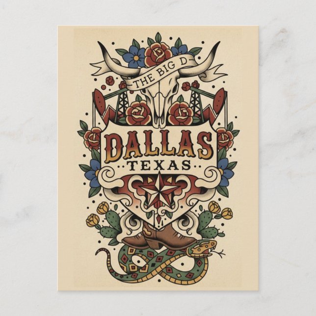 Postal Dallas Texas (Anverso)