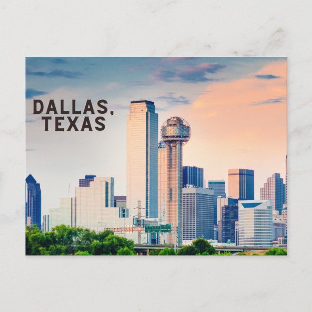 Postal Dallas, Texas (Anverso)
