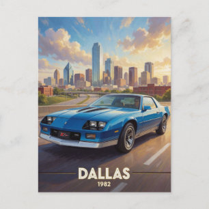 Postal Dallas Texas Caminos de Rendimiento 1982