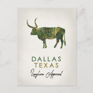 Postal Dallas Texas Dark Marble