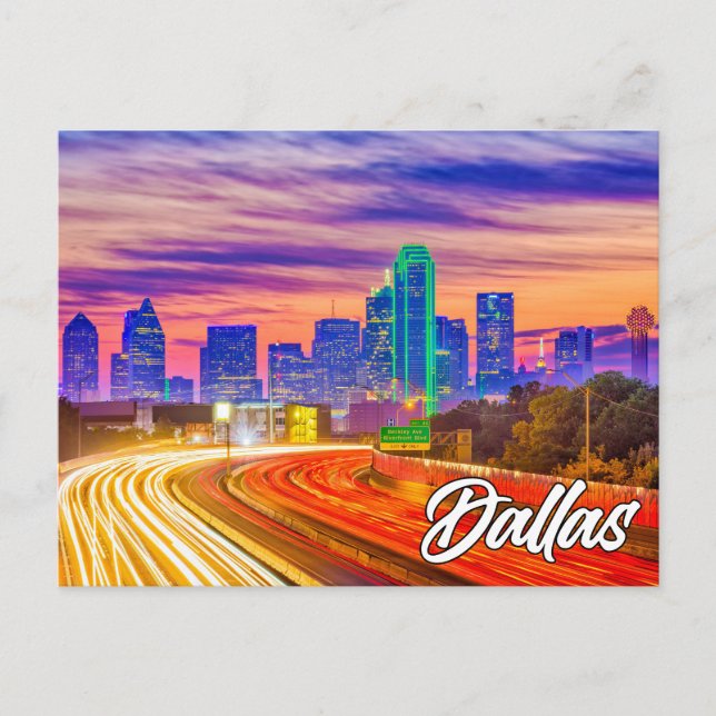 Postal Dallas, Texas (Estados Unidos) (Anverso)