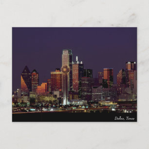 Postal Dallas, Texas Postcard