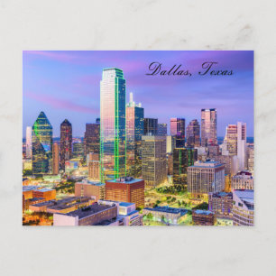 POSTAL DALLAS TEXAS POSTCARD