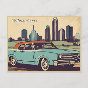 Postal Dallas, Texas Postcard