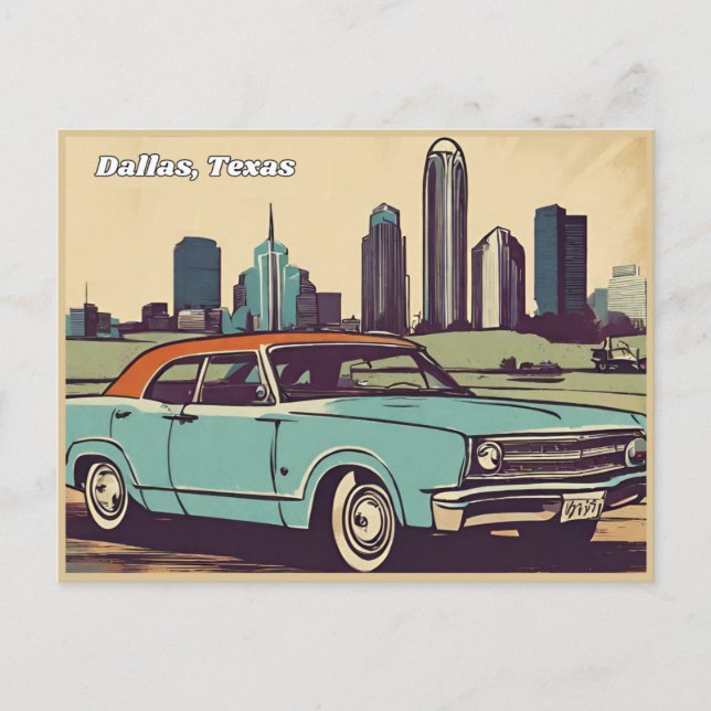 Postal Dallas, Texas Postcard (Anverso)