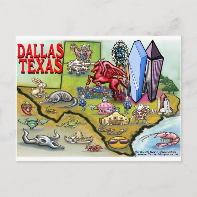 Postal Dallas TX (Anverso)
