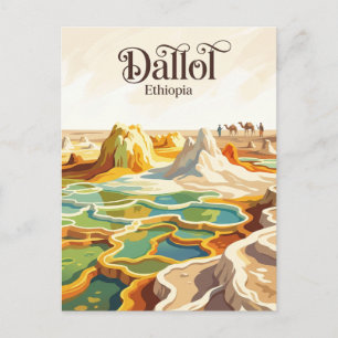Postal Dallol Etiopía