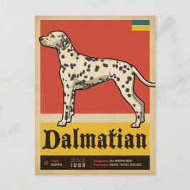 Postal Dalmación de cosecha clásica