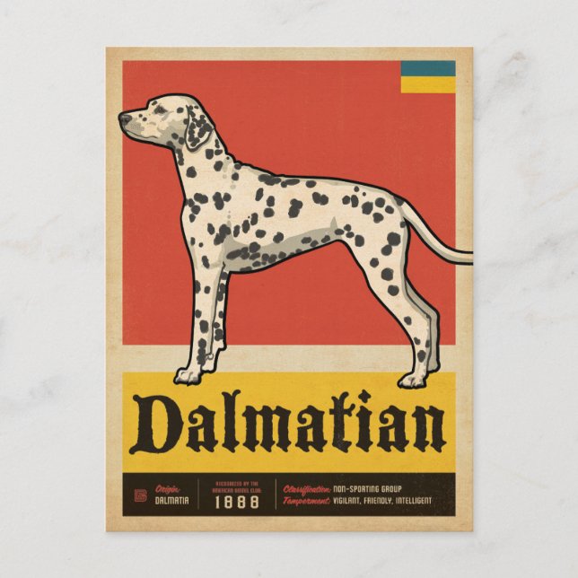 Postal Dalmación de cosecha clásica (Anverso)