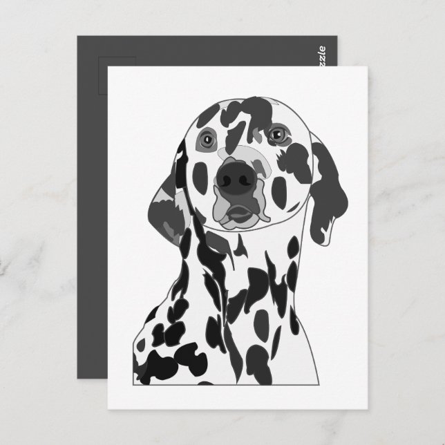 Postal Dalmatian Dog (Anverso / Reverso)