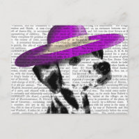 Dalmatiano con Gorra De Brigada Grande Morada