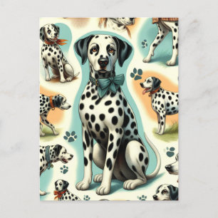 Postal Dalmatiano sin foco