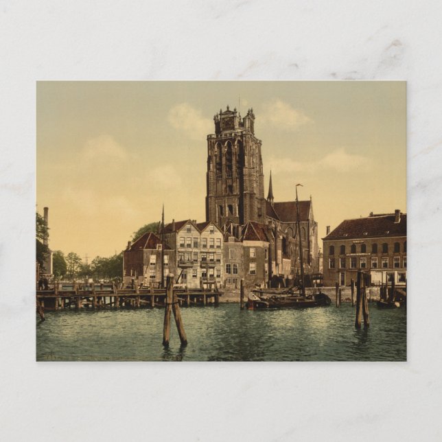 Postal Dam y Maashaven Dordrecht (Anverso)